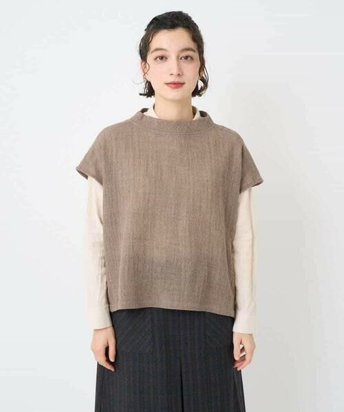 Maison de CINQ / メゾン ドゥ サンク シャツ・ブラウス | [セットアップ対応]リファインガーゼベストブラウス | 詳細3