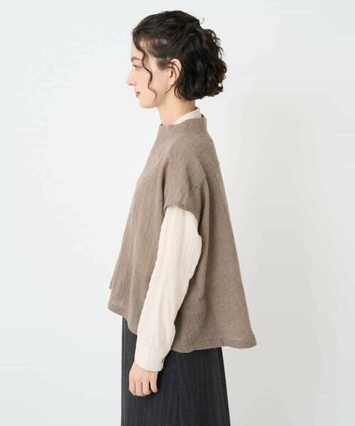 Maison de CINQ / メゾン ドゥ サンク シャツ・ブラウス | [セットアップ対応]リファインガーゼベストブラウス | 詳細4