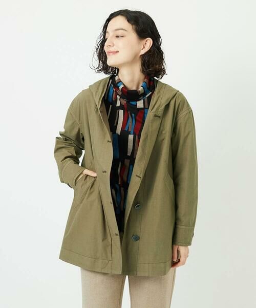 Maison de CINQ / メゾン ドゥ サンク セットアップ | コットンタイプライターフーディージャケット | 詳細4