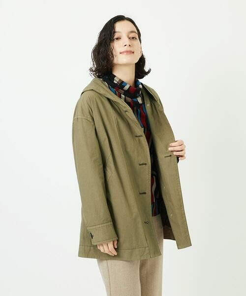 Maison de CINQ / メゾン ドゥ サンク セットアップ | コットンタイプライターフーディージャケット | 詳細5