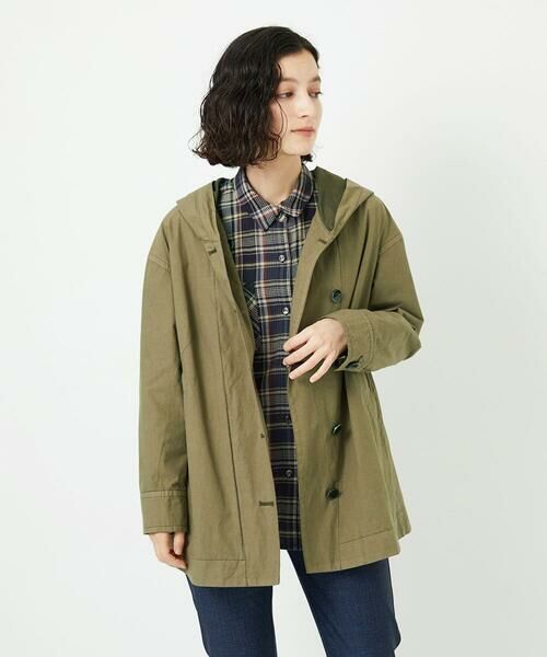 Maison de CINQ / メゾン ドゥ サンク セットアップ | コットンタイプライターフーディージャケット | 詳細6