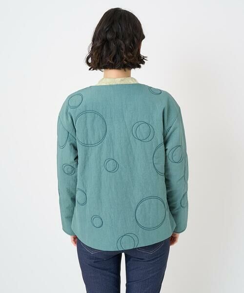 Maison de CINQ / メゾン ドゥ サンク セットアップ | ドットキルトノーカラージャケット | 詳細5