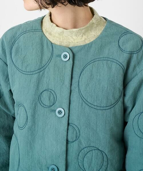 Maison de CINQ / メゾン ドゥ サンク セットアップ | ドットキルトノーカラージャケット | 詳細6