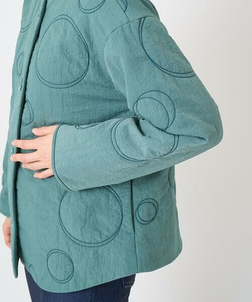 Maison de CINQ / メゾン ドゥ サンク セットアップ | ドットキルトノーカラージャケット | 詳細7