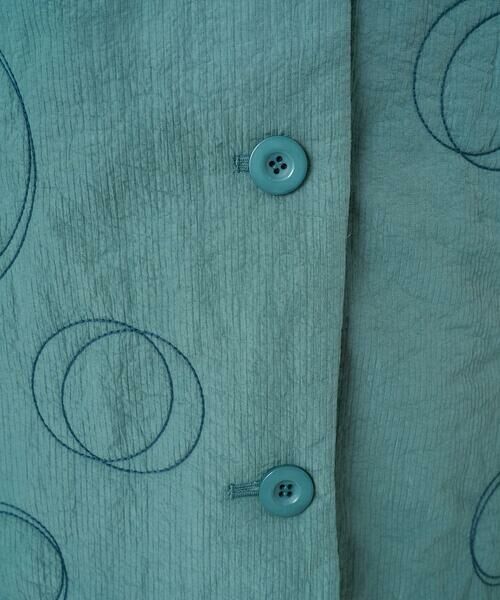 Maison de CINQ / メゾン ドゥ サンク セットアップ | ドットキルトノーカラージャケット | 詳細9