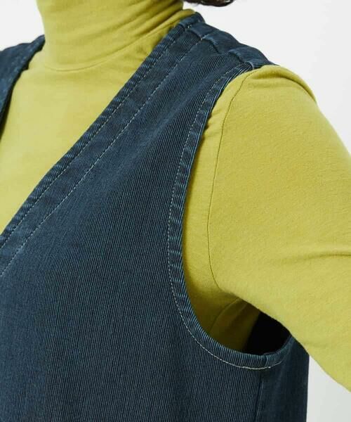 Maison de CINQ / メゾン ドゥ サンク ロング・マキシ丈スカート | デニムカラーリバーワンピース | 詳細8