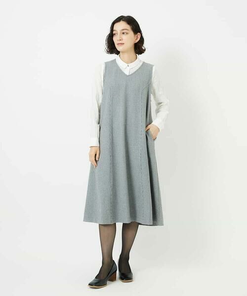 Maison de CINQ / メゾン ドゥ サンク ロング・マキシ丈スカート | ガンクラブチェックジャンパースカート | 詳細13