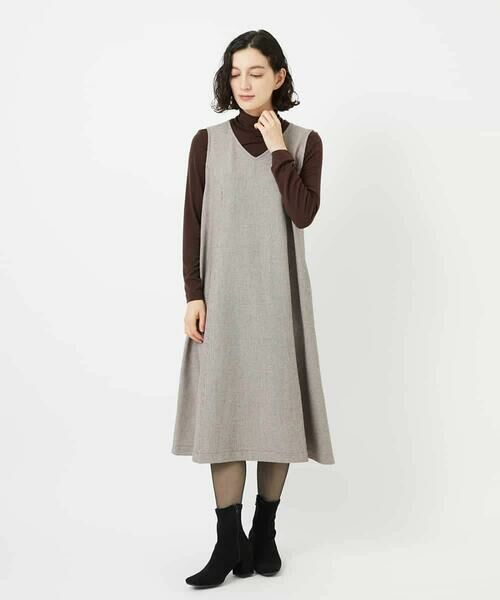 Maison de CINQ / メゾン ドゥ サンク ロング・マキシ丈スカート | ガンクラブチェックジャンパースカート | 詳細20