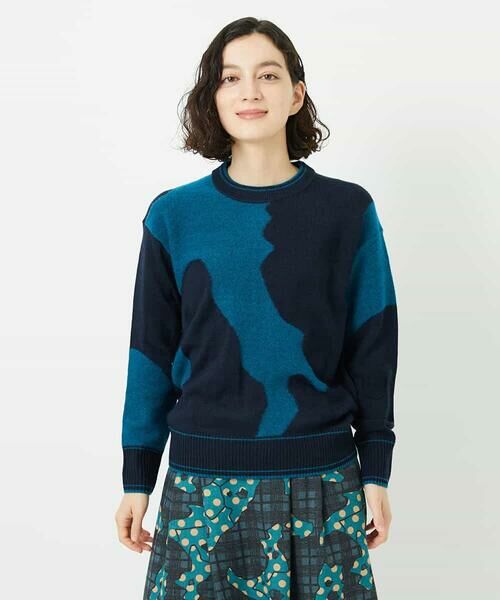 Maison de CINQ / メゾン ドゥ サンク ニット・セーター | インターシャイタリアジャガードニット | 詳細1
