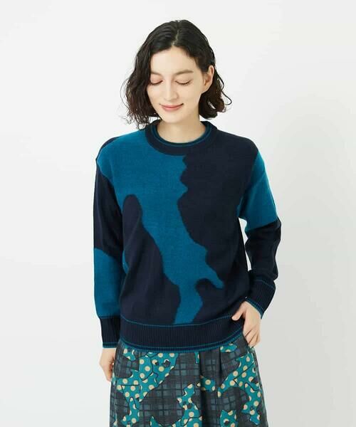 Maison de CINQ / メゾン ドゥ サンク ニット・セーター | インターシャイタリアジャガードニット | 詳細2