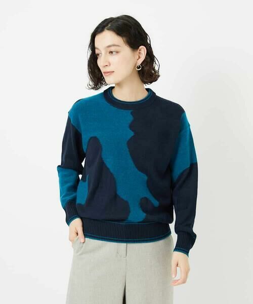 Maison de CINQ / メゾン ドゥ サンク ニット・セーター | インターシャイタリアジャガードニット | 詳細3