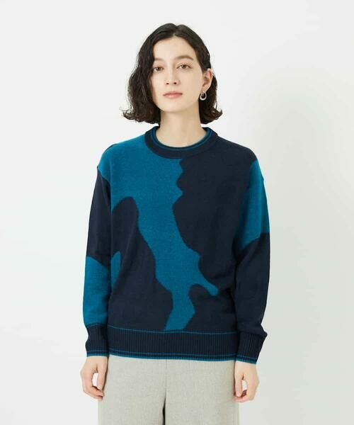 Maison de CINQ / メゾン ドゥ サンク ニット・セーター | インターシャイタリアジャガードニット | 詳細5