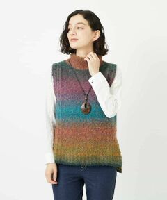 Maison de CINQ / メゾン ドゥ サンク ベスト | カスリブークレニットベスト