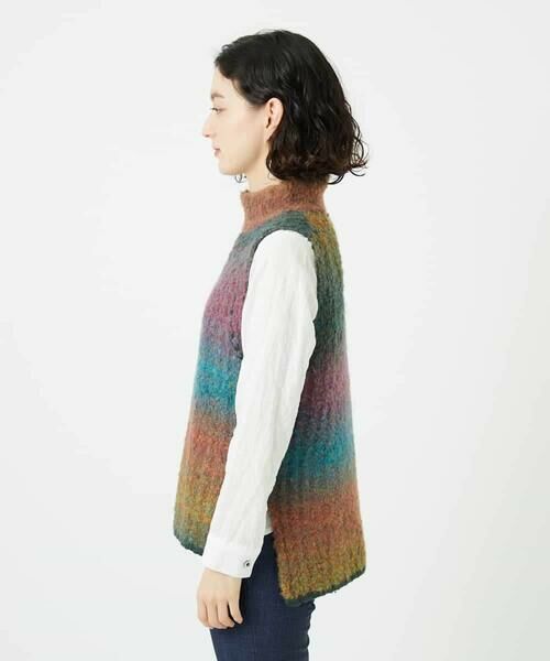 Maison de CINQ / メゾン ドゥ サンク ベスト | カスリブークレニットベスト | 詳細7