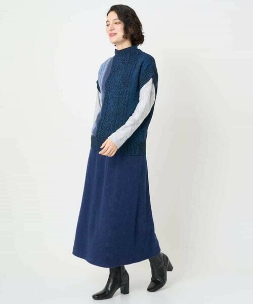 Maison de CINQ / メゾン ドゥ サンク ベスト | [日本製]SILEインターシャニットベスト | 詳細19