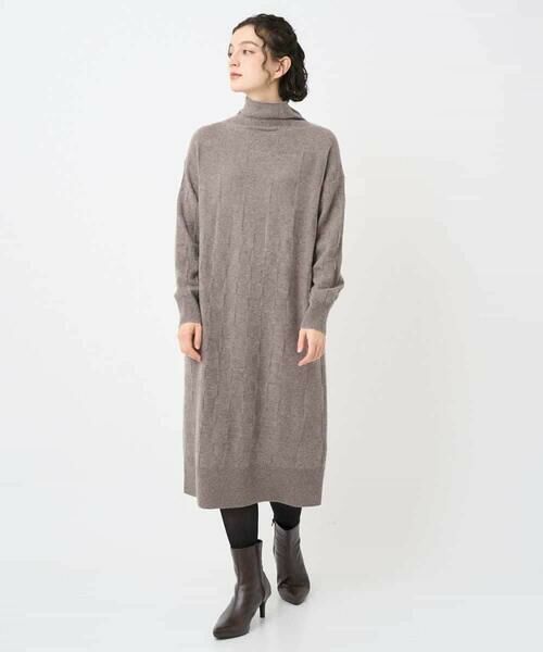 Maison de CINQ / メゾン ドゥ サンク ロング・マキシ丈ワンピース | [セットアップ対応]エキストラファインメリノウールニットワンピース | 詳細1