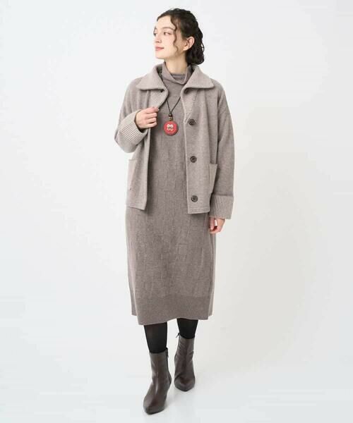 Maison de CINQ / メゾン ドゥ サンク ロング・マキシ丈ワンピース | [セットアップ対応]エキストラファインメリノウールニットワンピース | 詳細14