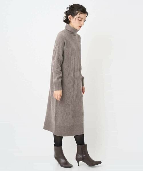 Maison de CINQ / メゾン ドゥ サンク ロング・マキシ丈ワンピース | [セットアップ対応]エキストラファインメリノウールニットワンピース | 詳細2