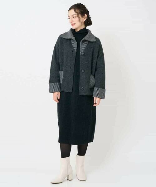 Maison de CINQ / メゾン ドゥ サンク ロング・マキシ丈ワンピース | [セットアップ対応]エキストラファインメリノウールニットワンピース | 詳細20