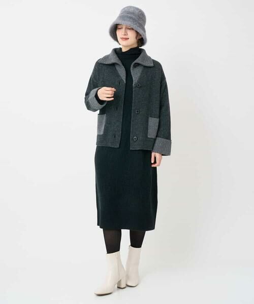 Maison de CINQ / メゾン ドゥ サンク ロング・マキシ丈ワンピース | [セットアップ対応]エキストラファインメリノウールニットワンピース | 詳細23