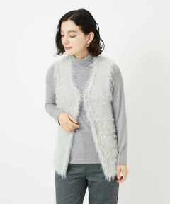 Maison de CINQ / メゾン ドゥ サンク ベスト | フェザーヤーンニットベスト