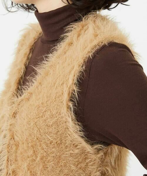 Maison de CINQ / メゾン ドゥ サンク ベスト | フェザーヤーンニットベスト | 詳細11