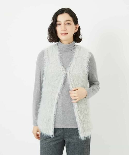 Maison de CINQ / メゾン ドゥ サンク ベスト | フェザーヤーンニットベスト | 詳細4