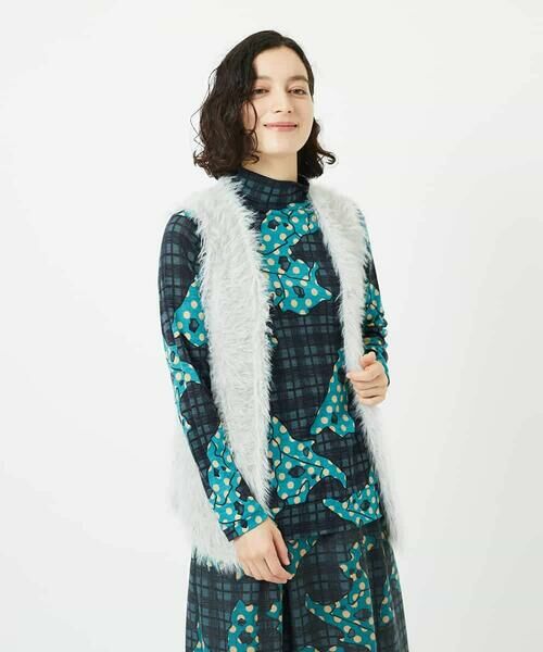 Maison de CINQ / メゾン ドゥ サンク ベスト | フェザーヤーンニットベスト | 詳細6