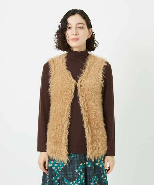 Maison de CINQ / メゾン ドゥ サンク ベスト | フェザーヤーンニットベスト | 詳細7