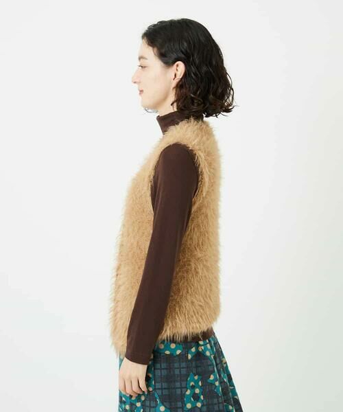 Maison de CINQ / メゾン ドゥ サンク ベスト | フェザーヤーンニットベスト | 詳細8