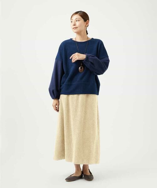 Maison de CINQ / メゾン ドゥ サンク ロング・マキシ丈スカート | [セットアップ対応]コットンスラブインレースカート | 詳細16