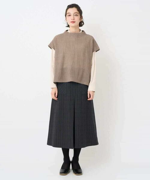 Maison de CINQ / メゾン ドゥ サンク ロング・マキシ丈スカート | レーヨン混ストレッチチェックスカート | 詳細29