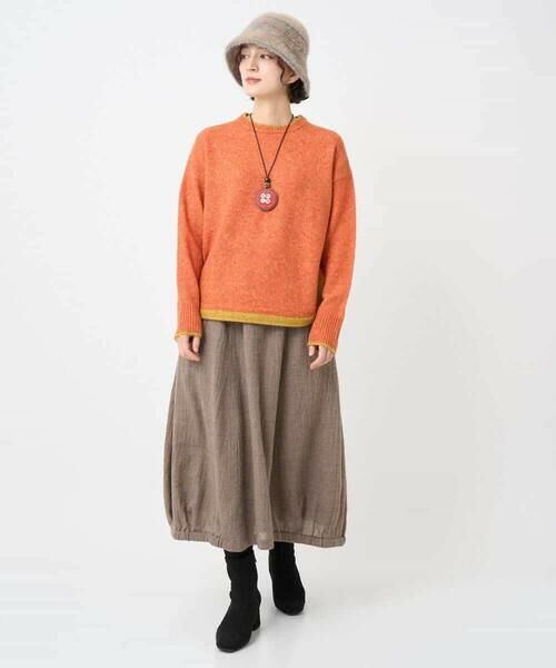 Maison de CINQ / メゾン ドゥ サンク ロング・マキシ丈スカート | [セットアップ対応]リファインガーゼスカート | 詳細12