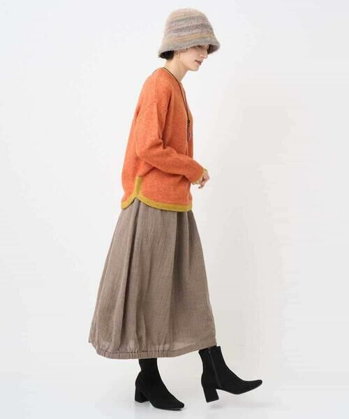 Maison de CINQ / メゾン ドゥ サンク ロング・マキシ丈スカート | [セットアップ対応]リファインガーゼスカート | 詳細14