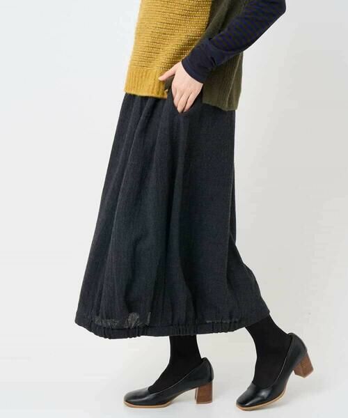 Maison de CINQ / メゾン ドゥ サンク ロング・マキシ丈スカート | [セットアップ対応]リファインガーゼスカート | 詳細2