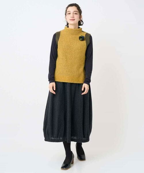 Maison de CINQ / メゾン ドゥ サンク ロング・マキシ丈スカート | [セットアップ対応]リファインガーゼスカート | 詳細28