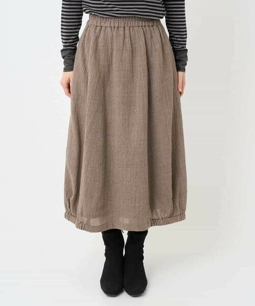 Maison de CINQ / メゾン ドゥ サンク ロング・マキシ丈スカート | [セットアップ対応]リファインガーゼスカート | 詳細3