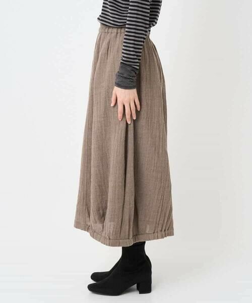 Maison de CINQ / メゾン ドゥ サンク ロング・マキシ丈スカート | [セットアップ対応]リファインガーゼスカート | 詳細4