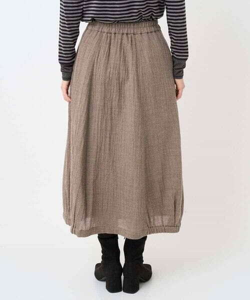 Maison de CINQ / メゾン ドゥ サンク ロング・マキシ丈スカート | [セットアップ対応]リファインガーゼスカート | 詳細5