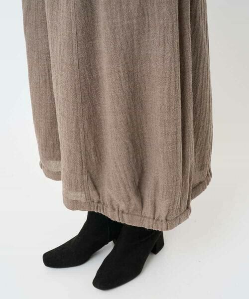 Maison de CINQ / メゾン ドゥ サンク ロング・マキシ丈スカート | [セットアップ対応]リファインガーゼスカート | 詳細8