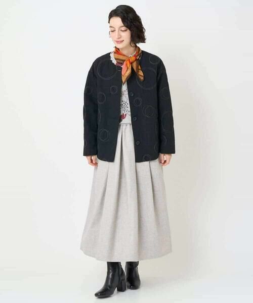 Maison de CINQ / メゾン ドゥ サンク ロング・マキシ丈スカート | ウォッシャブルツイードスカート | 詳細13