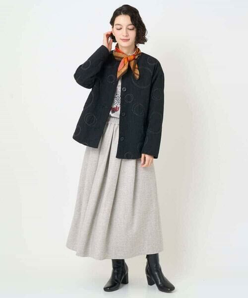 Maison de CINQ / メゾン ドゥ サンク ロング・マキシ丈スカート | ウォッシャブルツイードスカート | 詳細14