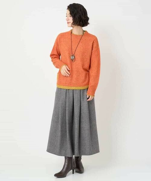 Maison de CINQ / メゾン ドゥ サンク ロング・マキシ丈スカート | ウォッシャブルツイードスカート | 詳細26