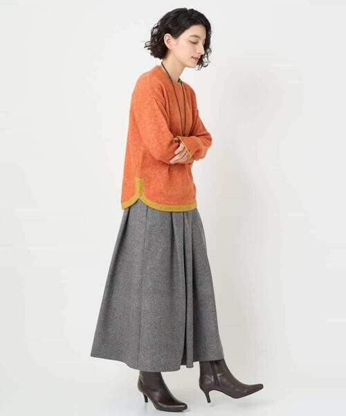 Maison de CINQ / メゾン ドゥ サンク ロング・マキシ丈スカート | ウォッシャブルツイードスカート | 詳細27