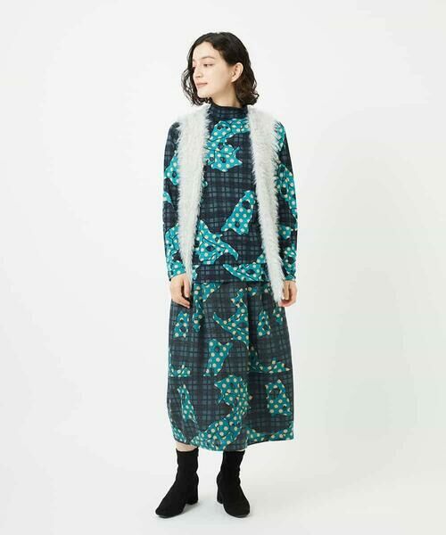 Maison de CINQ / メゾン ドゥ サンク カットソー | [日本製]ウールガーゼ天竺イタリアプリントカットソー | 詳細14