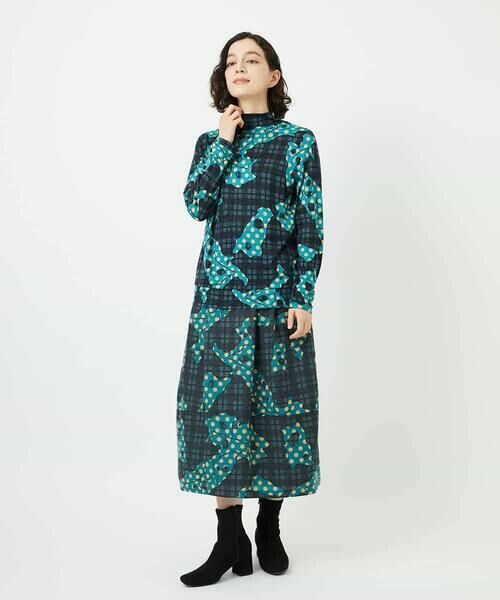 Maison de CINQ / メゾン ドゥ サンク カットソー | [日本製]ウールガーゼ天竺イタリアプリントカットソー | 詳細16