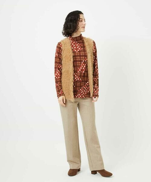 Maison de CINQ / メゾン ドゥ サンク カットソー | [日本製]ウールガーゼ天竺イタリアプリントカットソー | 詳細22