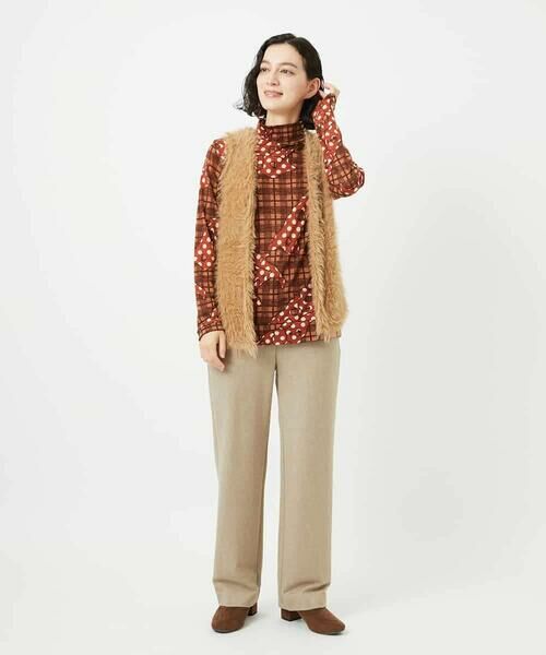 Maison de CINQ / メゾン ドゥ サンク カットソー | [日本製]ウールガーゼ天竺イタリアプリントカットソー | 詳細23