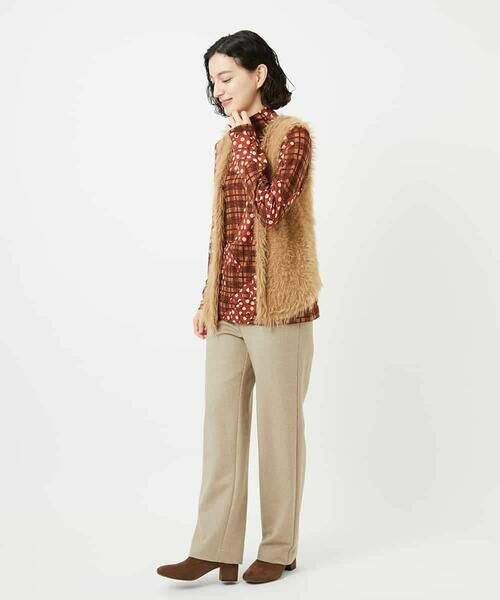 Maison de CINQ / メゾン ドゥ サンク カットソー | [日本製]ウールガーゼ天竺イタリアプリントカットソー | 詳細24