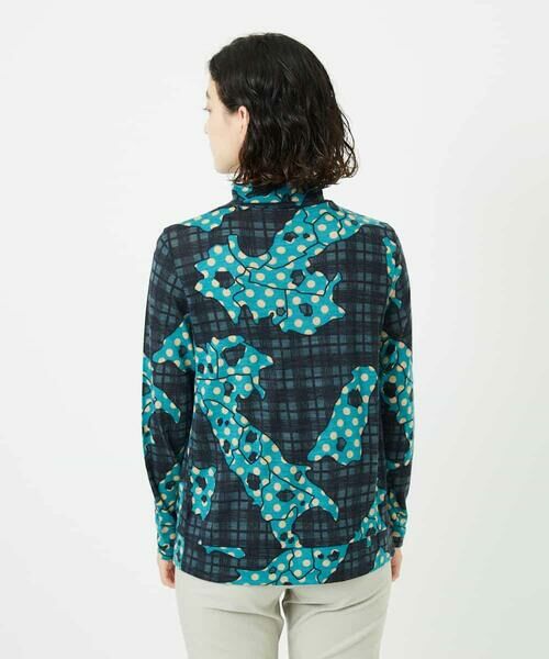 Maison de CINQ / メゾン ドゥ サンク カットソー | [日本製]ウールガーゼ天竺イタリアプリントカットソー | 詳細6